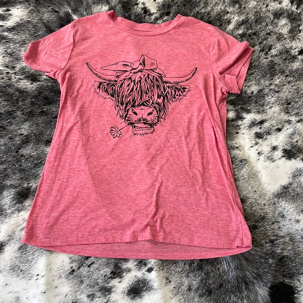 Red graphic tee